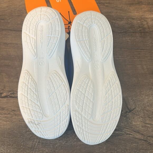 Speedo Junior Small Pull-On Picton Blue/Navy‎ Aqua Sock Water Shoes - Picture 10 of 10